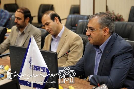 مراسم تودیع و معارفه  مدیر برنامه، بودجه و تحول سازمانی