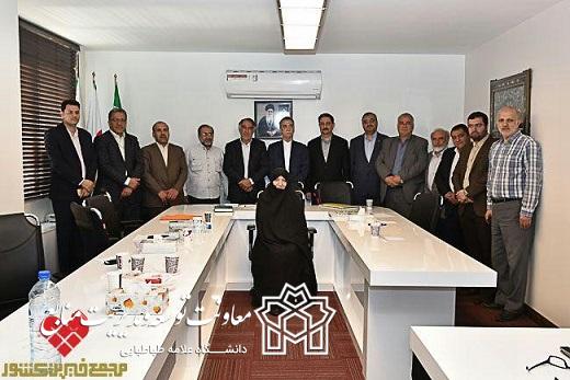 برگزاری نشستی مشترک با محوریت و موضوع دانشگاه علامه طباطبایی(ره)