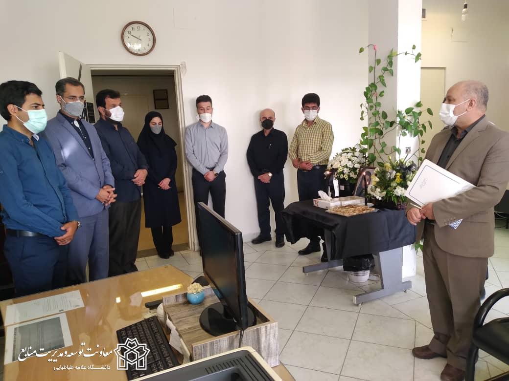 همدردی معاون توسعه و مدیر امور اداری دانشگاه با کارکنان اداره کارگزینی