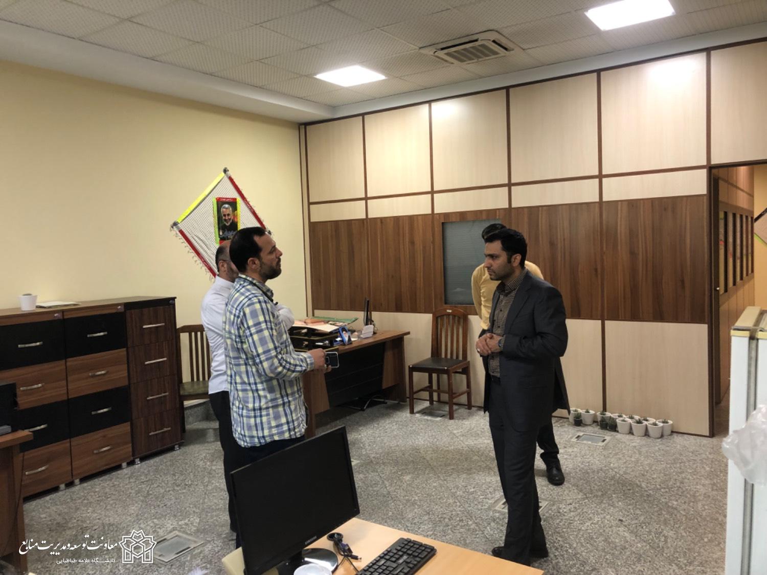 بازدید مدیر عمرانی از بسیج اساتید و دانشجویی